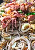 Tako Soba (Fried Japanese Noodle with Octopus) | Seafood Noodle