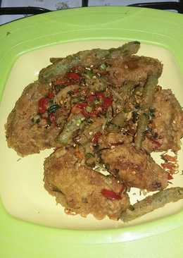Ayam + buncis cabe garam endolita