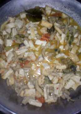 Sayur tahu usus nyemek2 enduuuullll