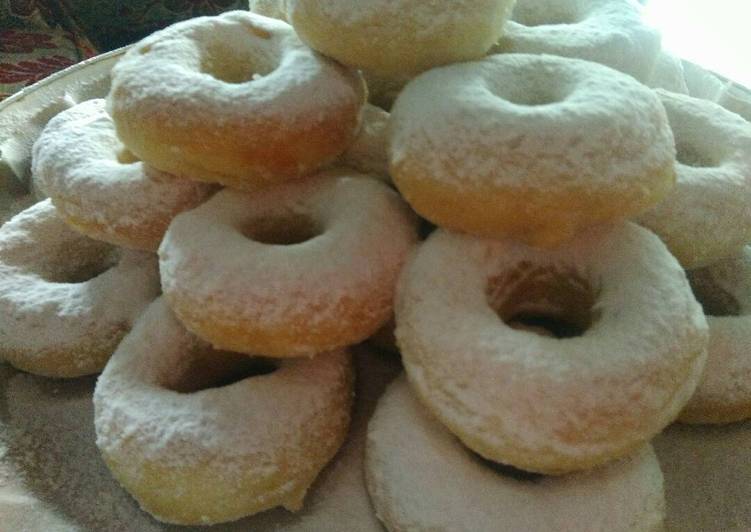 resep lengkap untuk Donat water roux