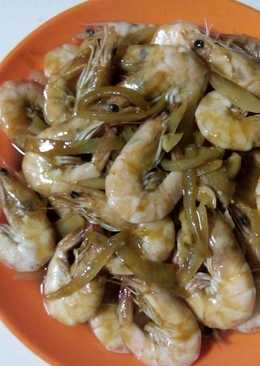 Udang goreng saos tiram