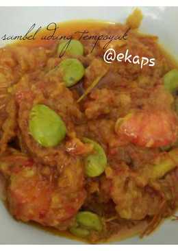 Sambel tempoyak udang