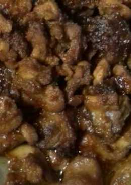 Sate ayam goreng.. manis gurihh