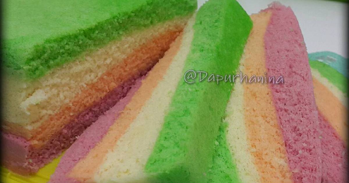 Resep Bolu Kukus Rainbow Empuk Lembut Mudah Resep Bolu Kukus Rainbow Empuk Lembut Mudah