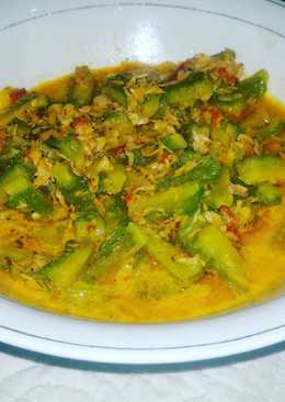 Sayur Pare duet Ebi pedas