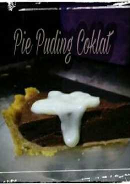 Pie puding coklat