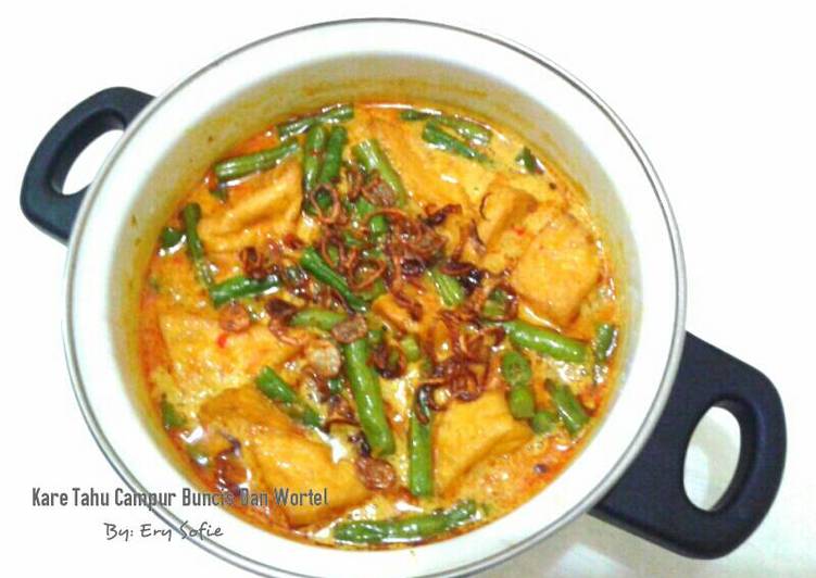 gambar untuk resep makanan Kare Tahu Campur Buncis Dan Wortel