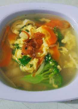 Sup Telur Macaroni (Mpasi 22m)