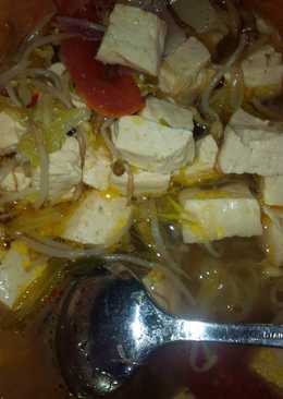 Toge Tahu Berkuah ala sop, seger