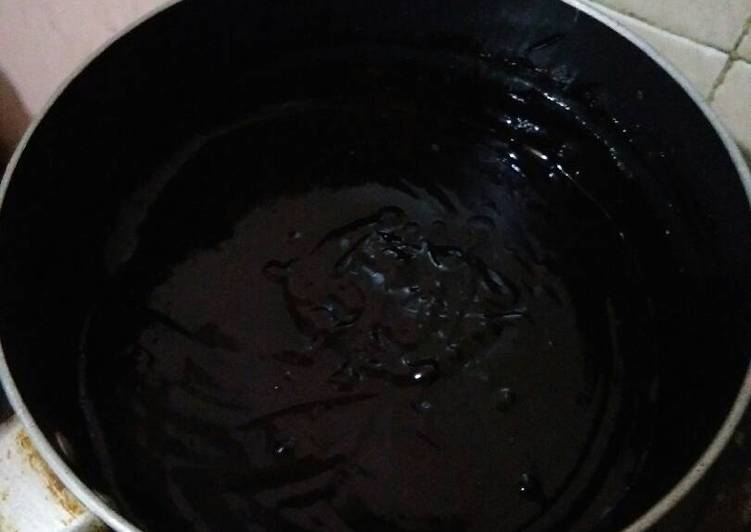 gambar untuk resep makanan Cokelat ganache siram