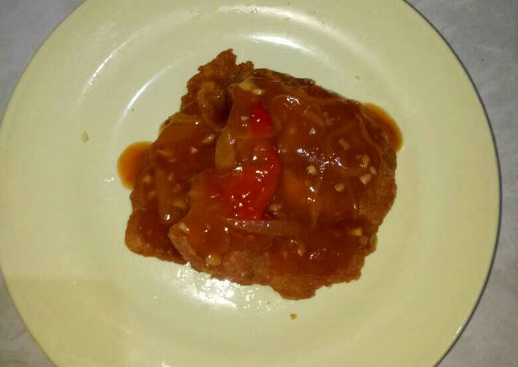 cara membuat Gurame Saus Asam Manis