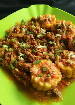Kerang Jagung Saus Padang