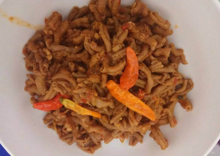 Resep Oseng Usus Mercon ala Warteg By Anggita Amelia Pangesti