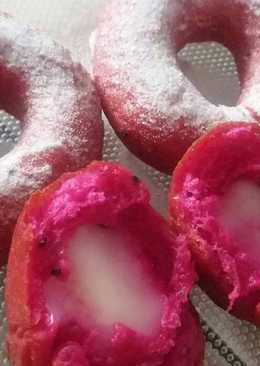 Donat Salju Buah Naga