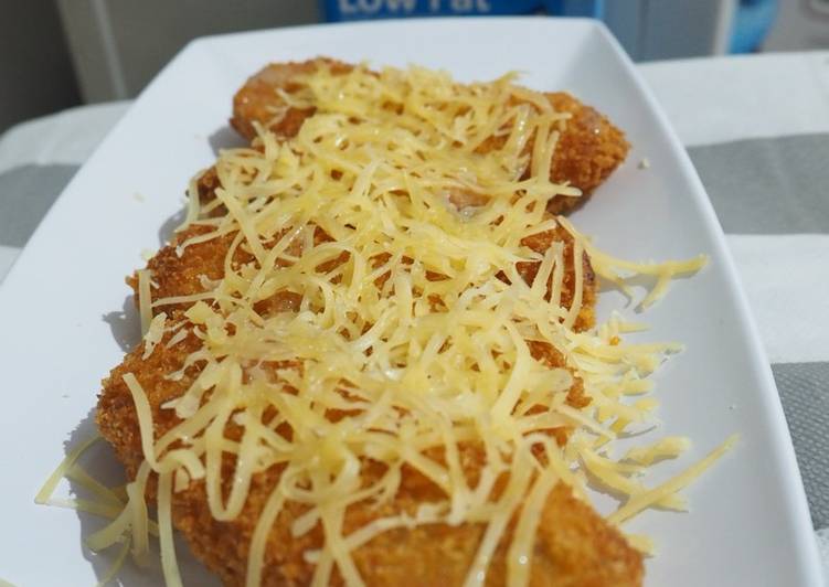 gambar untuk resep Pisang Goreng Crispy (Pasir) dengan Topping Keju