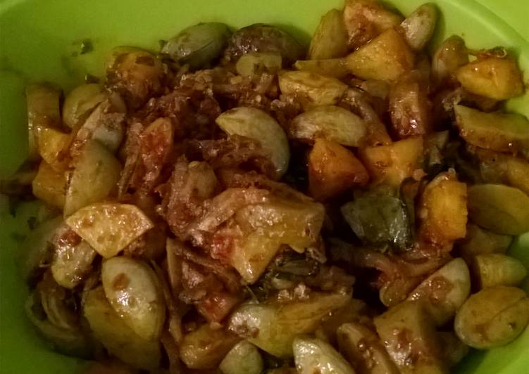 resep lengkap untuk Sambal Jengkol with Kentang