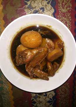 Semur ayam + telor