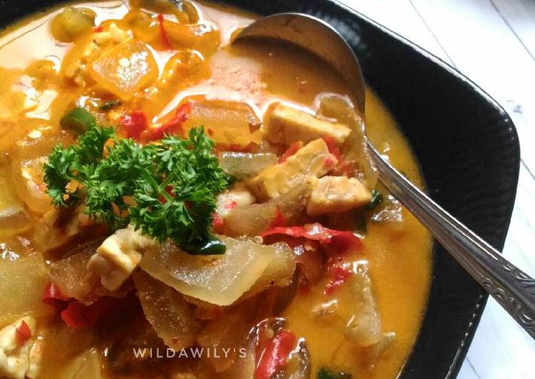 resep masakan Kikil Kuah Santan Pedas