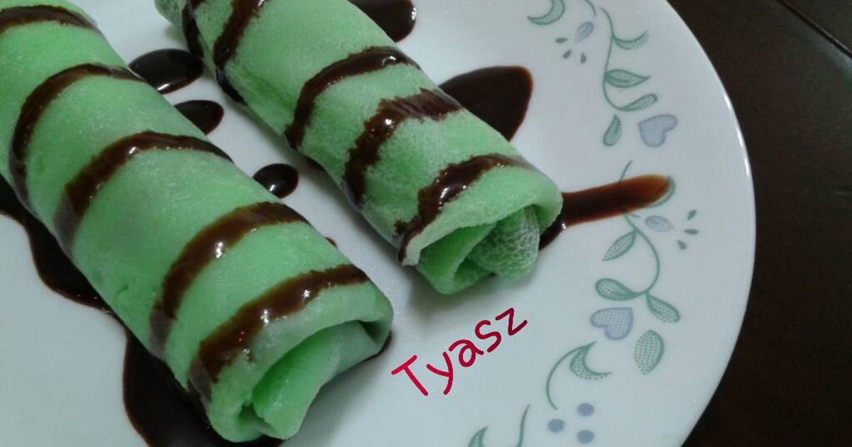 Resep Dadar Gulung pisang Coklat gk pake ribet π Resep Dadar Gulung pisang Coklat gk pake ribet π