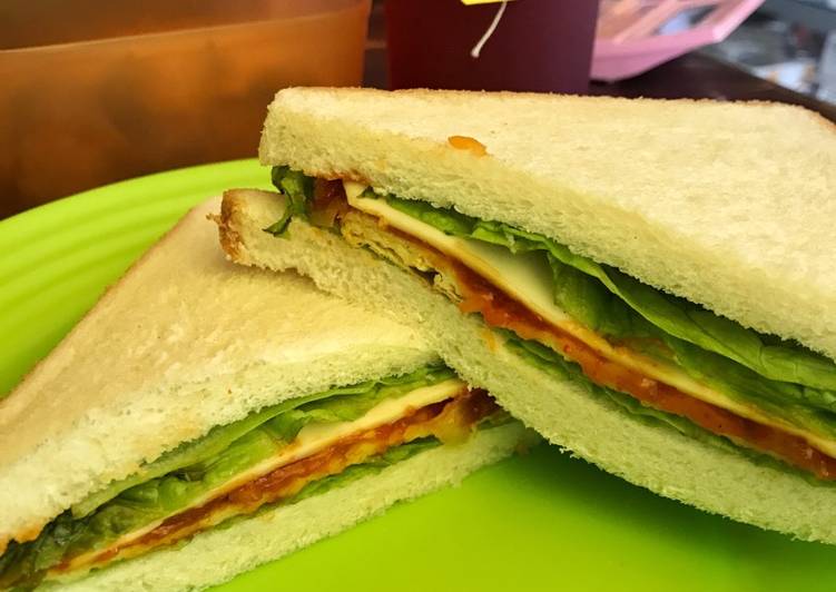 resep masakan Egg Cheese Sandwich