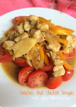 Tomatoes feat Chicken Teriyaki #day5 #gmdiet