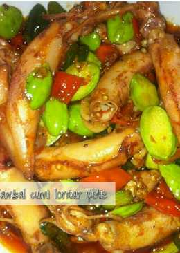 Sambal cumi lontar pete ala Spicy Corner