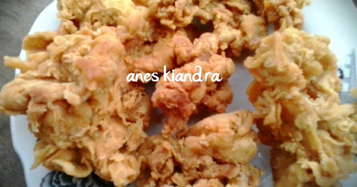 Resep Ayam goreng tepung renyah ala Anes Kiandra