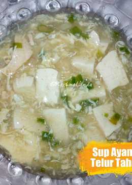 Sup Ayam Telur Tahu