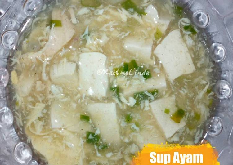 gambar untuk cara membuat Sup Ayam Telur Tahu