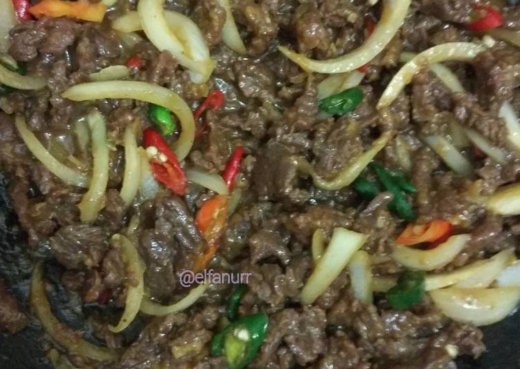 resep lengkap untuk Beef Teriyaki #kitaberbagi