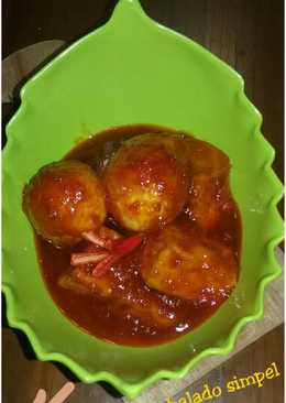 Telur tahu balado simpel