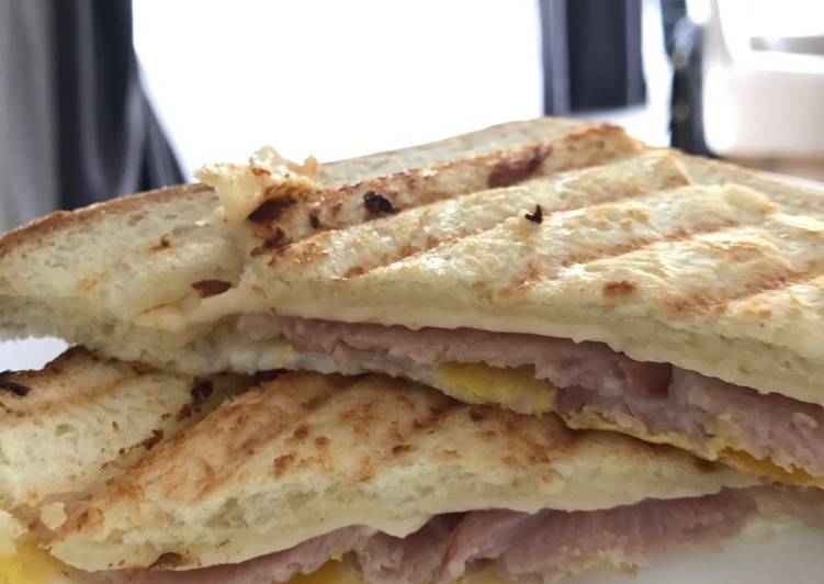 gambar untuk resep makanan Roti panggang ham