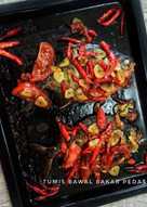 Tumis bawal bakar pedas (menu diet)