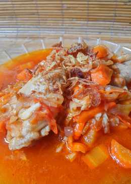 Sayap Ayam Masak Merah Pedas