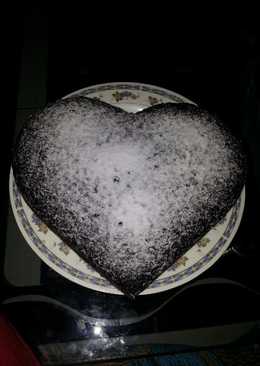 Eggless choco orange cake