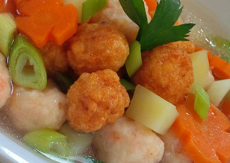 Resep Sup Bola Bola Udang Kesukaan my kiddos+Step by step - Tintin
Rayner