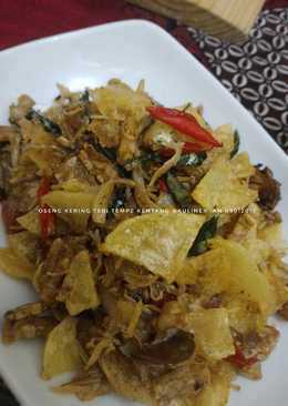 Oseng Kering Teri Tempe Kentang