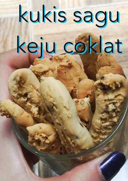 Kukis sagu keju coklat murah, mudah, pasti jadi