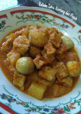 Balado Tahu, Kentang dan Puyuh