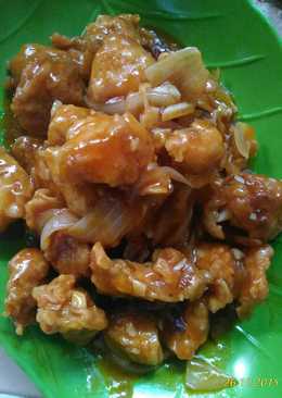 ayam crispy saus asam manis 