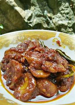 Rendang Jengkol Mercon