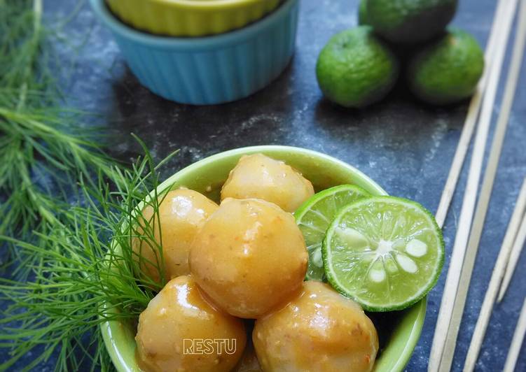 resep Cilok Bumbu Kacang