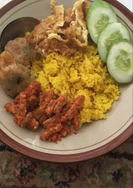 Nasi kuning rice cooker