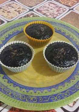 Cupcake kukus oreo dark chocolate mudah (di blender)