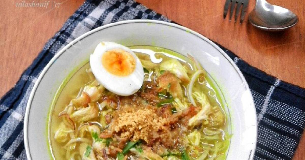 Resep Soto  Ayam  Lamongan  oleh Nila Shanif Cookpad