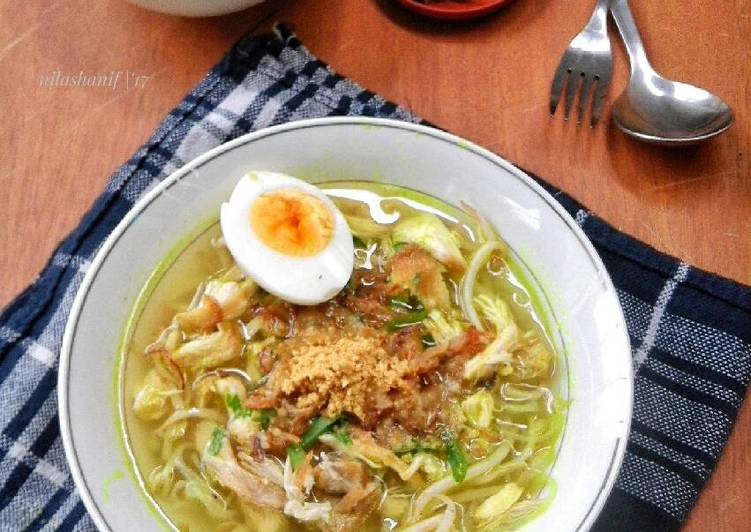 resep masakan Soto Ayam Lamongan