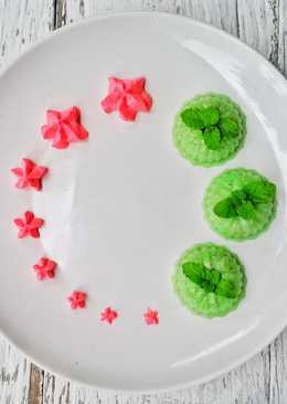 Puding Tape Ketan Ijo (#cookpadpeduli #kankerpayudara)