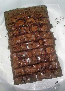 Brownies kering di luar lembut di dalem :-D