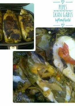 Pepes ikan gabus / haruan teflon happycall ala bumbu sunda