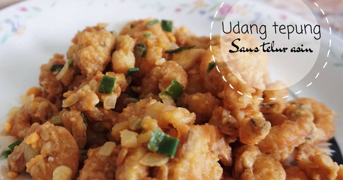  Resep Udang Tepung Saus Telur Asin oleh Arin Worowirasmi 